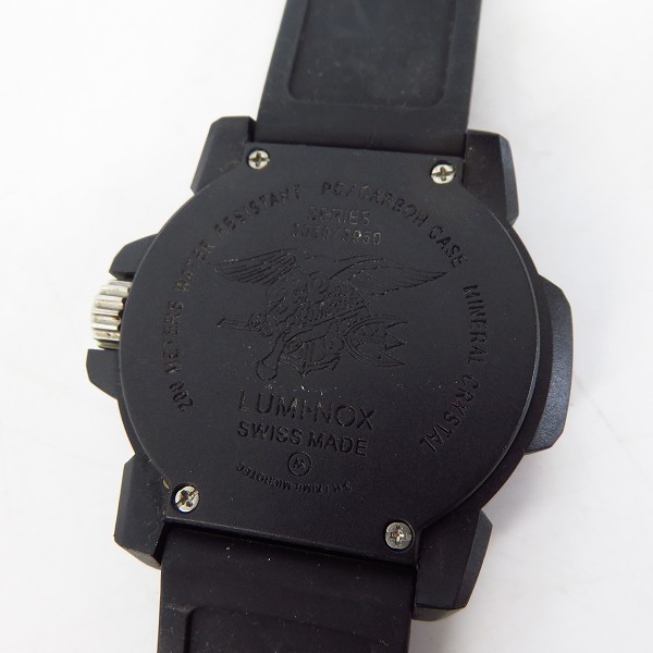 実際に弊社で買取させて頂いたLUMINOX/ルミノックス NAVY SEALS/ネイビーシールズ  SERIES 3050/3950 腕時計【動作未確認】の画像 3枚目