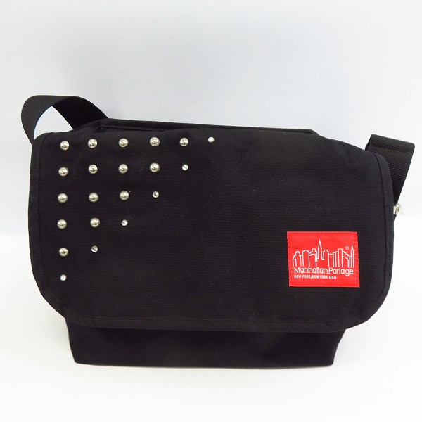 実際に弊社で買取させて頂いたManhattan Portage/マンハッタンポーテージ スタッズ メッセンジャーバッグ 