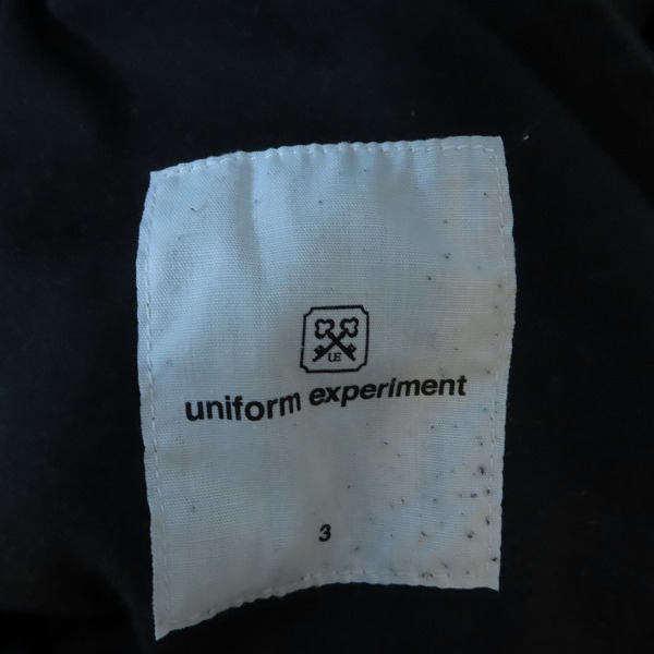 実際に弊社で買取させて頂いたuniform experiment/ユニフォームエクスペリメント STRETCH CHINO RIBBED EASY PANT イージー パンツ UE-167047/3の画像 2枚目