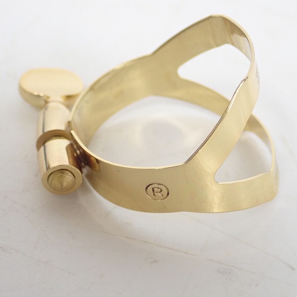 実際に弊社で買取させて頂いたSELMER/セルマー アルトサックス用 リガチャー ゴールド の画像 3枚目