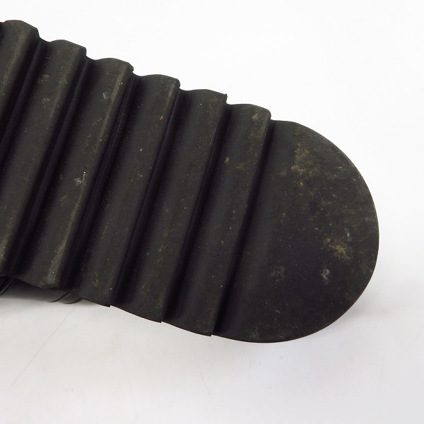 実際に弊社で買取させて頂いたHARE/ハレ シャークソール レザーサンダル ブラック/Mの画像 7枚目