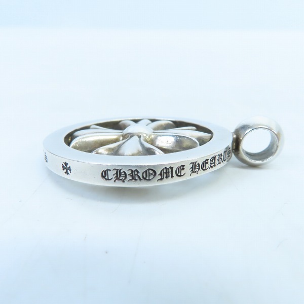 実際に弊社で買取させて頂いたCHROME HEARTS/クロムハーツ CHプラスメダリオン ペンダントの画像 2枚目