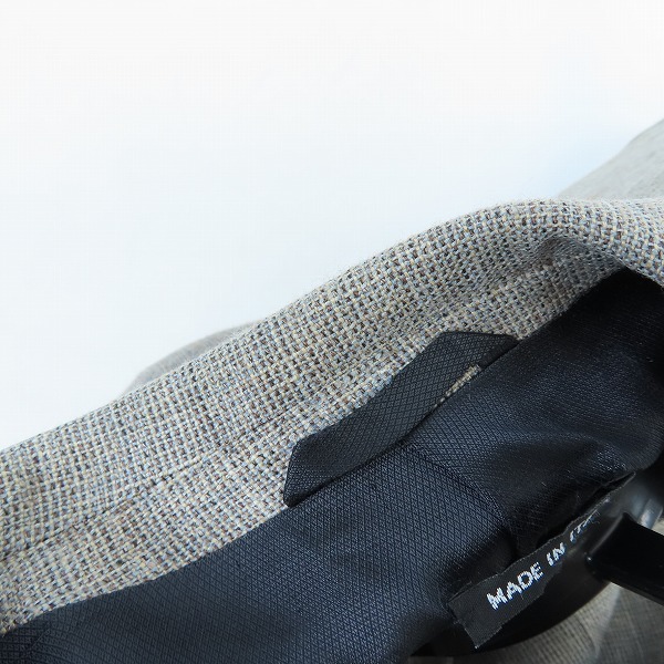 実際に弊社で買取させて頂いたGIORGIO ARMANI/ジョルジオアルマーニ シルク混 テーラードジャケット 50の画像 7枚目