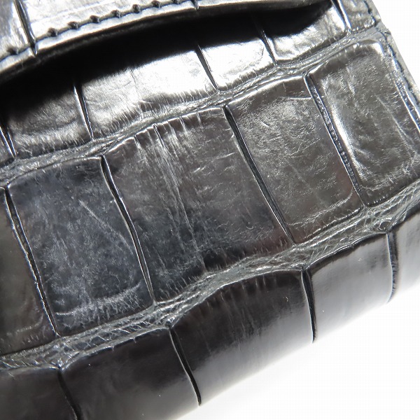 実際に弊社で買取させて頂いたDEAL DESIGN/ディールデザイン 型押クロコ ウォレットの画像 6枚目