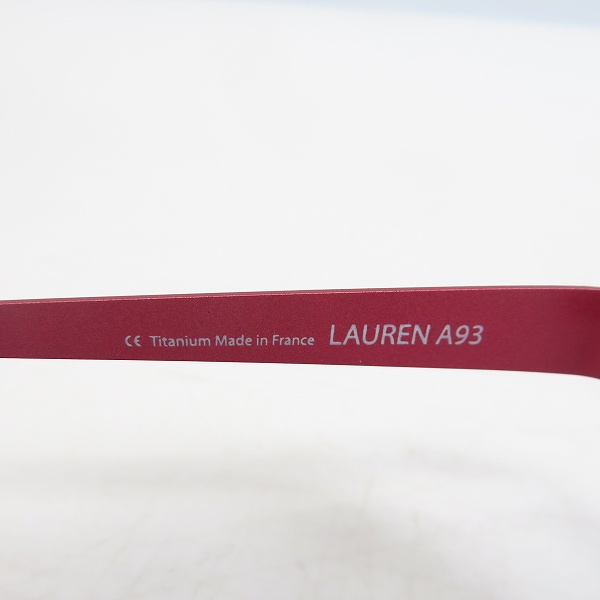 実際に弊社で買取させて頂いたAnne et Valentin/アンバレンタイン 眼鏡/メガネフレーム LAUREN A93の画像 3枚目