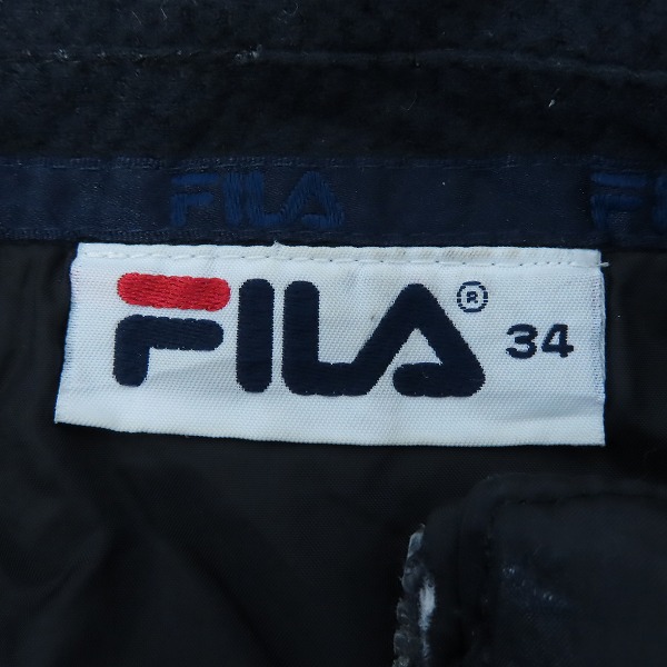 実際に弊社で買取させて頂いたFILA/フィラ マウンテンパーカー/ジャケット/ブルゾン Size：34/M 2点セットの画像 2枚目