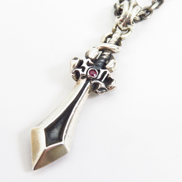 実際に弊社で買取させて頂いたSNAKED LOWS DEAL DESIGN/スネイキッドロウズ ディールデザイン ダブルスネークソードペンダントの画像 0枚目