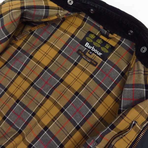 実際に弊社で買取させて頂いたBarbour/バブアー 15AW SL BEDALE WASHED オイルドジャケット/36の画像 2枚目