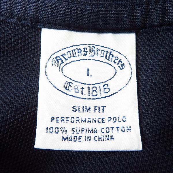 実際に弊社で買取させて頂いたBROOKS BROTHERS/ブルックスブラザーズ ロゴ刺繍 半袖ポロシャツ/size：L /2点セットの画像 2枚目
