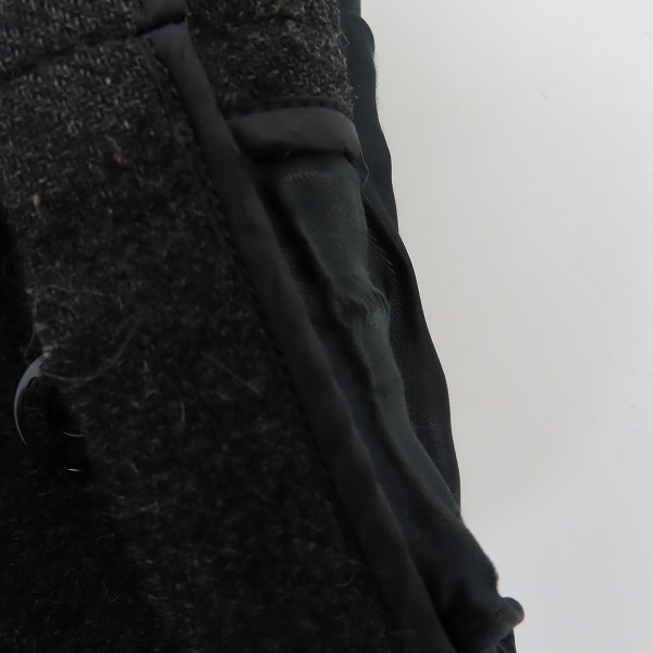 実際に弊社で買取させて頂いたBurberrys/バーバリー 裏地チェック柄 ダッフルコート/Sの画像 6枚目