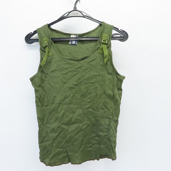 実際に弊社で買取させて頂いたJEAN PAUL GAULTIER JEANS/ジャンポール ゴルチエ ジーンズ ショルダーベルトデザイン タンクトップ/48