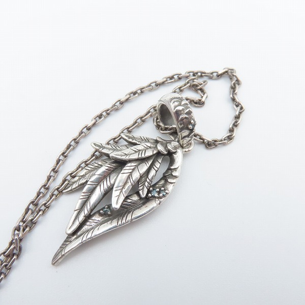 実際に弊社で買取させて頂いたBloody Mary/ブラッディーマリー D0.04ct/ブルーダイヤモンド 青鳥 アイスペンダント/ネックレス