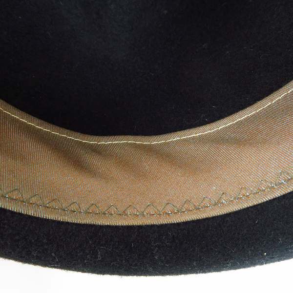 実際に弊社で買取させて頂いたCA4LA/カシラ 中折れウールハット ブラック jun00620の画像 7枚目