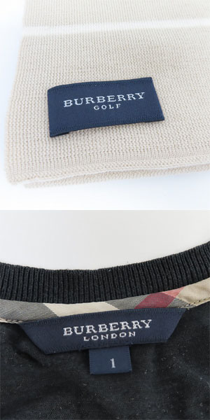実際に弊社で買取させて頂いたBURBERRY/バーバリー  BURBERRY GOLF/バーバリーゴルフ レディース トップス/セーター/ストール 4点セットの画像 4枚目
