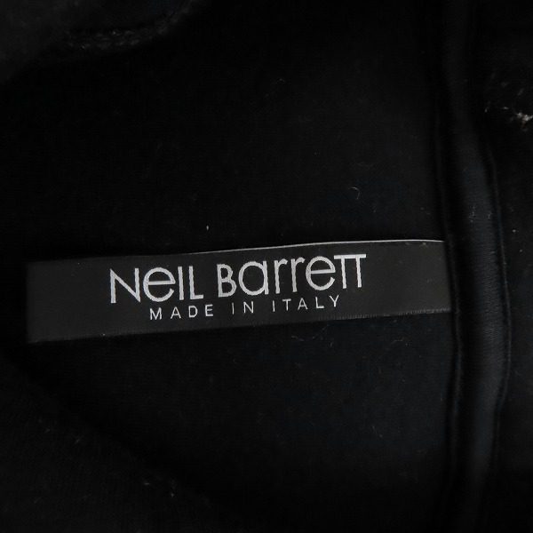 実際に弊社で買取させて頂いたNeil Barrett/ニールバレット 20SS トラベルポンデットナイロンフーディー/プルオーバーパーカー/Sの画像 2枚目