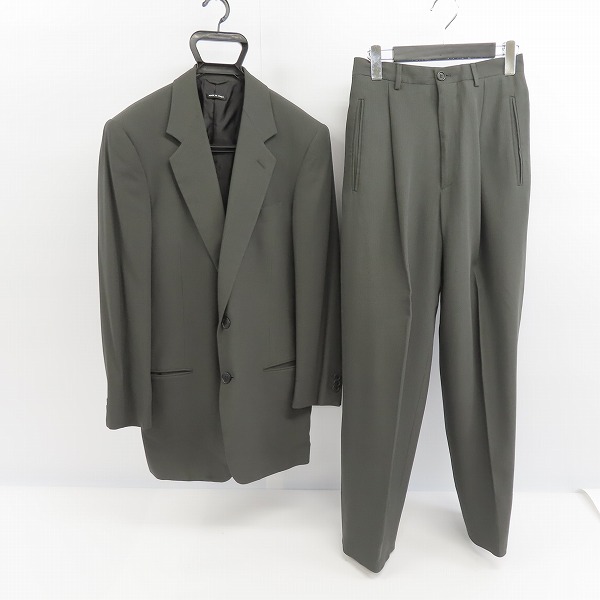 実際に弊社で買取させて頂いたGIORGIO ARMANI/ジョルジオアルマーニ ジャケット/パンツ セットアップ グレー/44