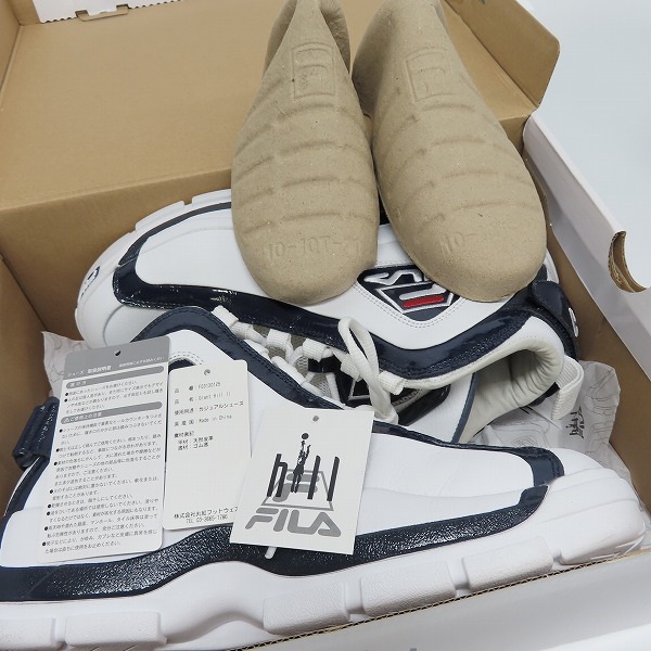 実際に弊社で買取させて頂いたFILA/フィラ Grant Hill 2/96 GL グラント ヒル バスケットボールシューズ F0313 28.0cmの画像 7枚目