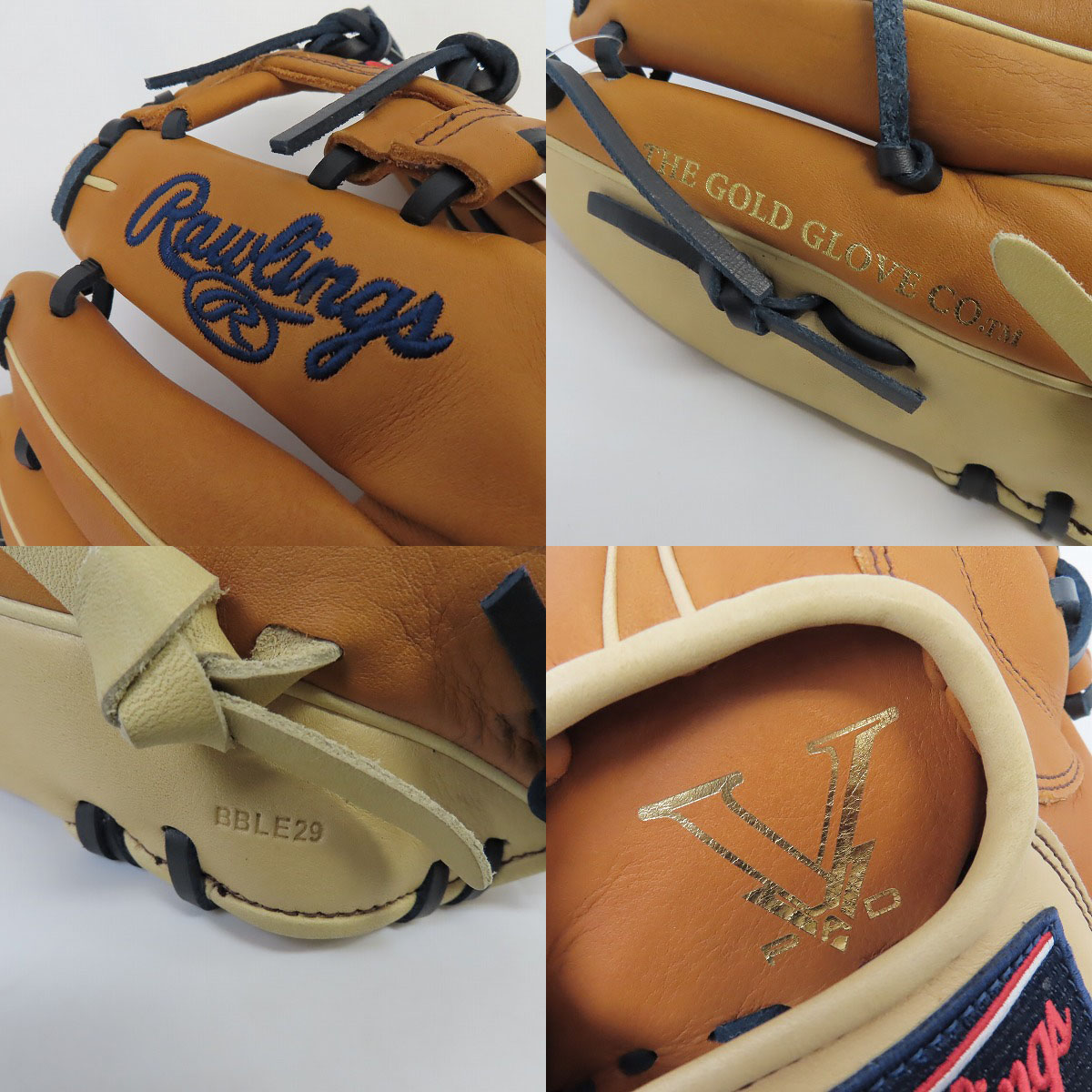 実際に弊社で買取させて頂いた【未使用】Rawlings/ローリングス HYPER TECH R2G ハイパーテック 軟式グラブ 内野手用 GR1HTCK42 リッチタン/キャメルの画像 5枚目