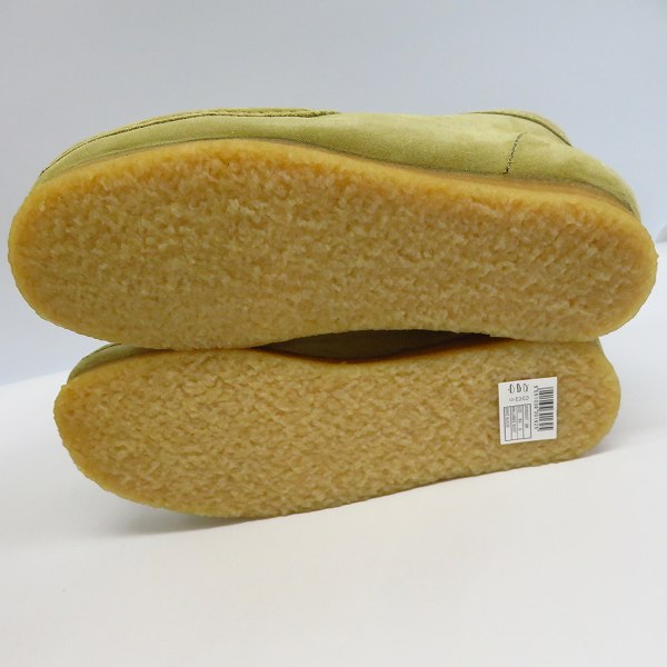 実際に弊社で買取させて頂いた【未使用】ユニフォームエクスペリメント×クラークス ワラビーブーツ ベージュ系 UE-120117/8.5Gの画像 2枚目