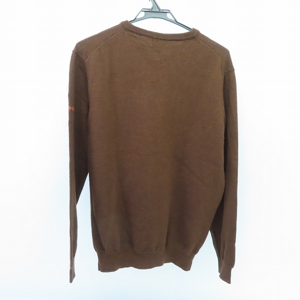 実際に弊社で買取させて頂いたBURBERRY GOLF/バーバリー ゴルフ Vネックセーター 長袖/Mの画像 1枚目