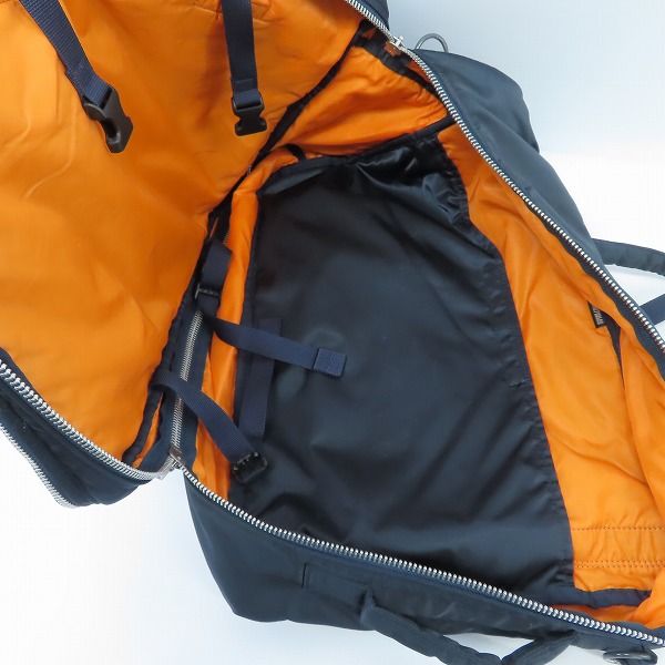 実際に弊社で買取させて頂いた【ショルダー欠品】HEAD PORTER/ヘッドポーター 3WAY ブリーフケース ネイビーの画像 6枚目