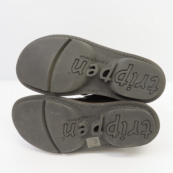 実際に弊社で買取させて頂いたtrippen/トリッペン レザーブーツ ブラウン系/40の画像 2枚目