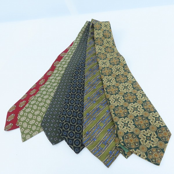実際に弊社で買取させて頂いたChristian Dior Monsieur/クリスチャンディオール 総柄ネクタイ 6点セット
