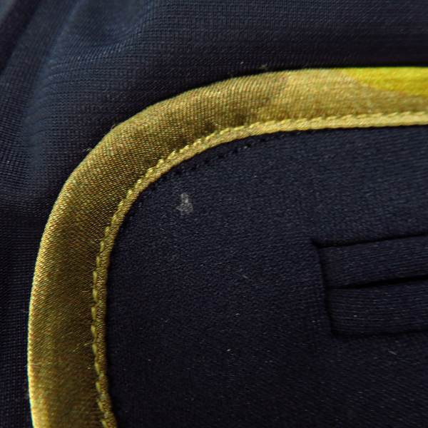 実際に弊社で買取させて頂いたAKM/エーケーエム サイドリブ切り替え 2Bシングルテーラードジャケット YJ003/size：Mの画像 5枚目