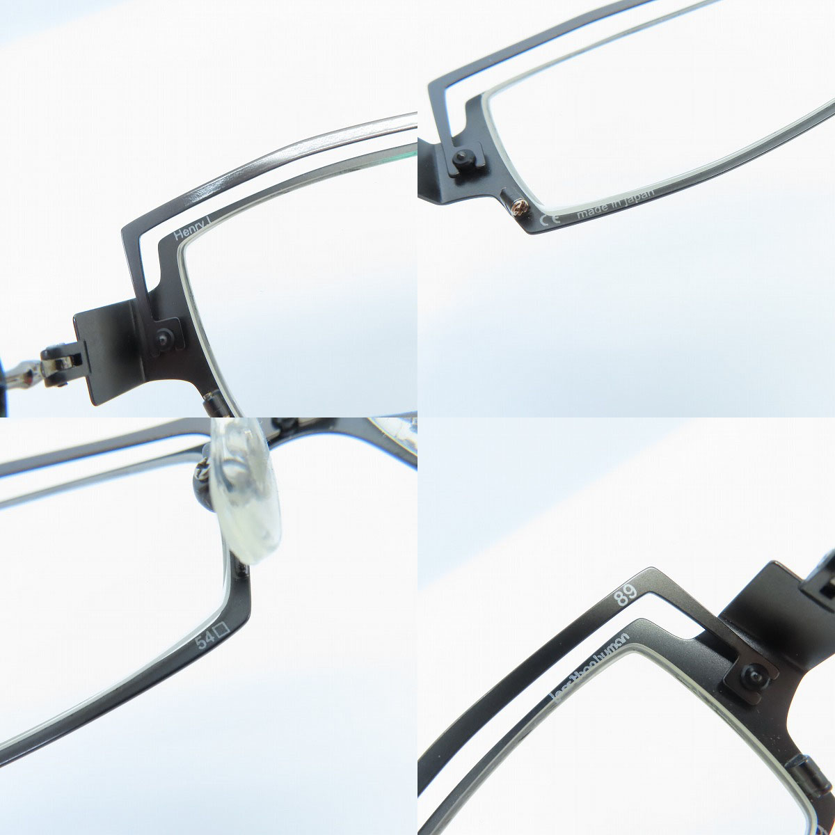 実際に弊社で買取させて頂いたLess than human/レスザンヒューマン×マジンガーZ  Henry.L  度入り アイウェア/メガネフレームの画像 4枚目