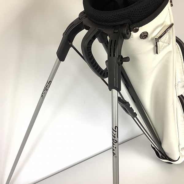 実際に弊社で買取させて頂いたTitleist/タイトリスト PUセルフスタンドキャリー スタンド式 クラブケース 47インチ対応 AJSSB91 ホワイトの画像 3枚目