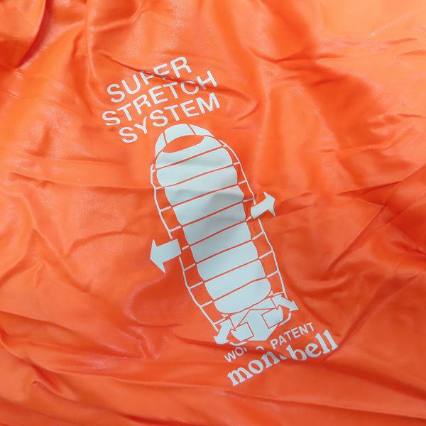 実際に弊社で買取させて頂いたmont-bell/モンベル スーパーストレッチ burrow bag#1/バロウバッグ#1 寝袋 1121765の画像 3枚目