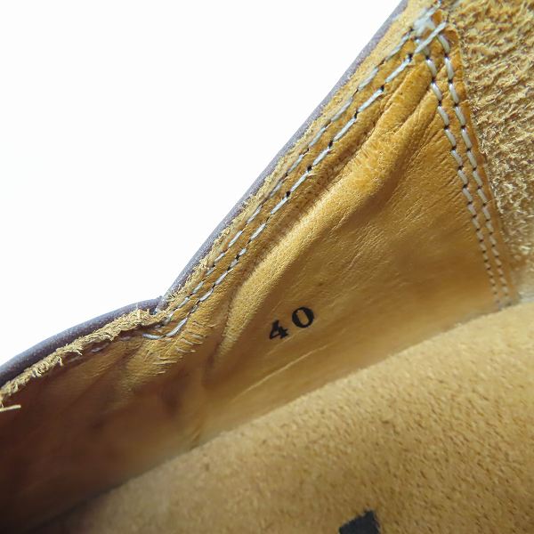 実際に弊社で買取させて頂いたtrippen/トリッペン プレーントゥ レザーシューズ ブラウン/40の画像 5枚目