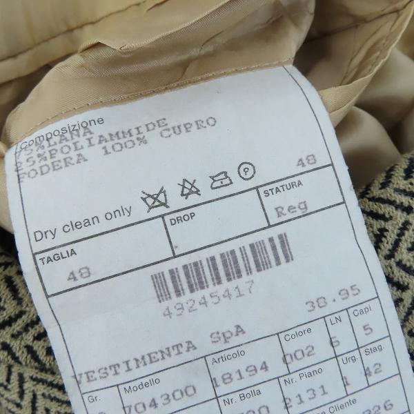 実際に弊社で買取させて頂いたGIORGIO ARMANI/ジョルジオアルマーニ ウール 1Bジャケット/48の画像 3枚目