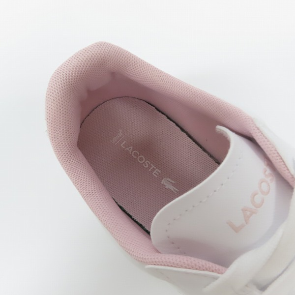 実際に弊社で買取させて頂いた【未使用】LACOSTE/ラコステ CARNABY/カーナビー レザーローカットスニーカー SF00370/38Aの画像 4枚目