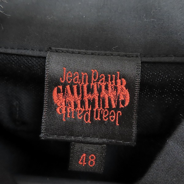 実際に弊社で買取させて頂いたJEAN PAUL GAULTIER/ジャンポールゴルチェ 切替 ハーフスナップシャツ /size：48の画像 2枚目