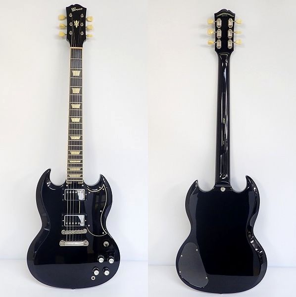 実際に弊社で買取させて頂いた★Greco/グレコ SST-88 BLK SG standard タイプ 日本製 ギグケース付の画像 2枚目