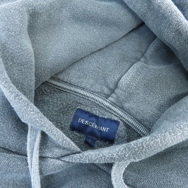 実際に弊社で買取させて頂いたDESCENDANT/ディセンダント カットオフデザイン プルオーバーパーカー/2の画像 7枚目