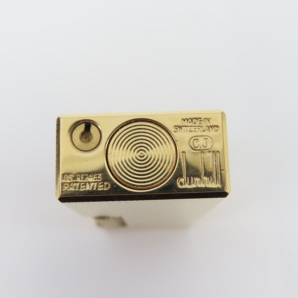 実際に弊社で買取させて頂いたdunhill/ダンヒル スリム ローラー ガスライター ゴールド の画像 4枚目