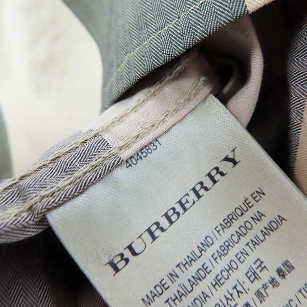 実際に弊社で買取させて頂いたBURBERRY/バーバリー  18AW ノヴァチェック ボタンダウン 長袖シャツ 4045831/XLの画像 5枚目