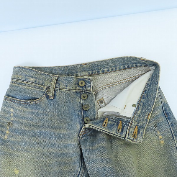 実際に弊社で買取させて頂いたIF SIX WAS NINE/イフシックスワズナイン 加工デニムパンツ MUD MAX/SBCM 351DK 29の画像 4枚目