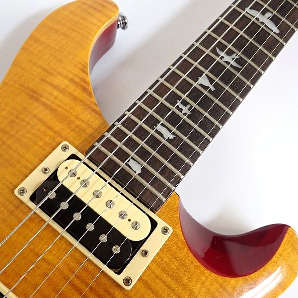 実際に弊社で買取させて頂いた★PRS/Paul Reed Smith/ポールリードスミス SE Custom 24 タップスイッチ搭載 バードインレイ ギグケース付 の画像 5枚目