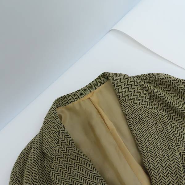 実際に弊社で買取させて頂いたGIORGIO ARMANI/ジョルジオアルマーニ ウール 1Bジャケット/48の画像 4枚目