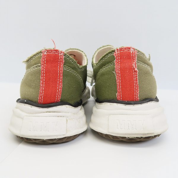 実際に弊社で買取させて頂いたMaison MIHARA YASUHIRO×Nigel Cabourn/ミハラヤスヒロ×ナイジェルケーボン スニーカー/シューズ カーキ C02FW702/42の画像 1枚目