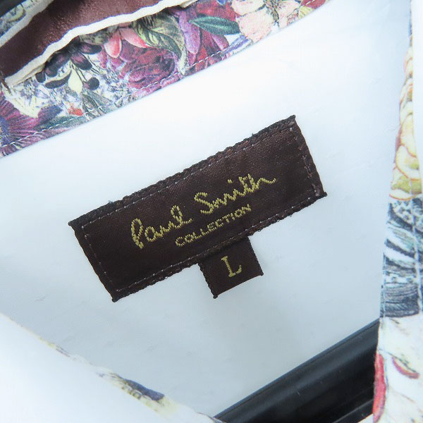 実際に弊社で買取させて頂いたPaul Smith/ポールスミス ジャカードドレスシャツ/size：Lの画像 2枚目