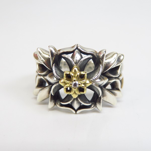 実際に弊社で買取させて頂いたBloody Mary/ブラッディマリー Mermaid Anniversary 2017 限定 K18/D0.01 アンドロメダ リング 15号の画像 1枚目