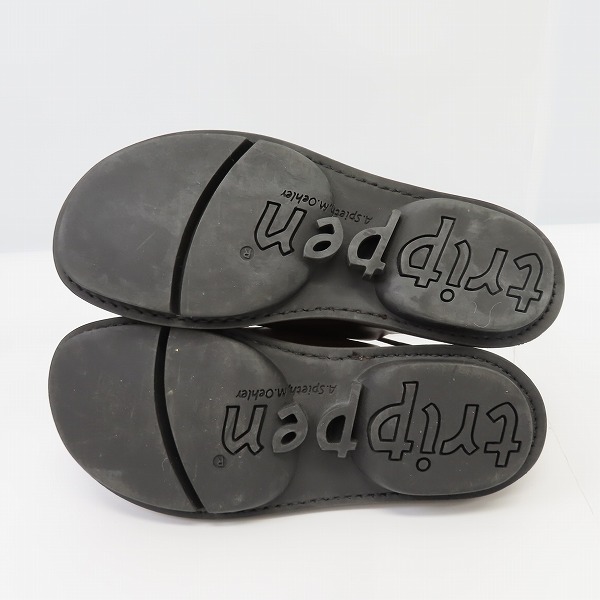 実際に弊社で買取させて頂いたtrippen/トリッペン レザーシューズ ブラウン系/40の画像 2枚目