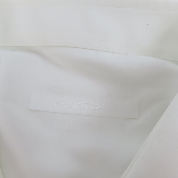 実際に弊社で買取させて頂いたHELMUT LANG/ヘルムートラング 長袖シャツ ホワイト/41の画像 2枚目