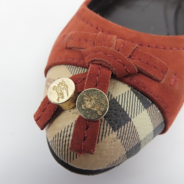 実際に弊社で買取させて頂いたBURBERRY/バーバリー パンプス/フラットシューズ/36の画像 6枚目