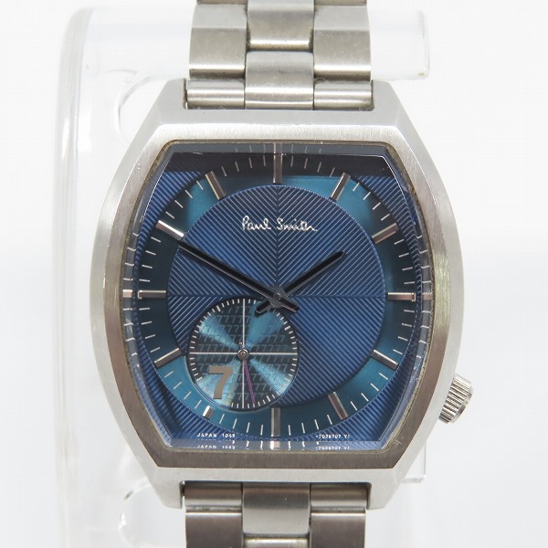 実際に弊社で買取させて頂いたPaul Smith/ポールスミス ナンバー7 腕時計 1045-T019421【動作未確認】