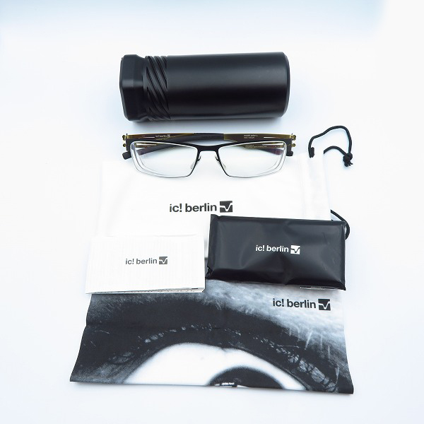 実際に弊社で買取させて頂いたic!berlin/アイシーベルリン Peter C メガネフレームの画像 8枚目